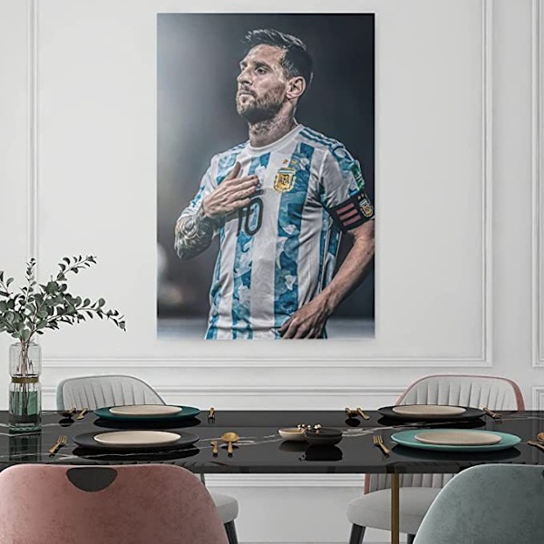 30 x 40 cm, Messi Diamantmaleri Broderi Diamantmaleri Lerret 5d maling Barn Voksen Strass Lot Puslespill Tegning Veggdekorasjon Soverom Høst