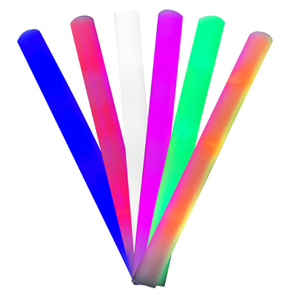 30 stk skumlys LED rally karneval flerfarget heiar one size