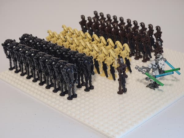 Star Wars Battle Droids Hær Tilpasset Sæt 63 stk. Commando Droids Super Battle Droids [DmS]-FA-