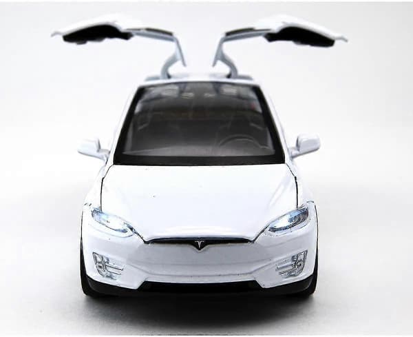 2024, Bilmodel Tesla Model X SUV Legering Simulering Legetøj, Børnegave WG-FA-