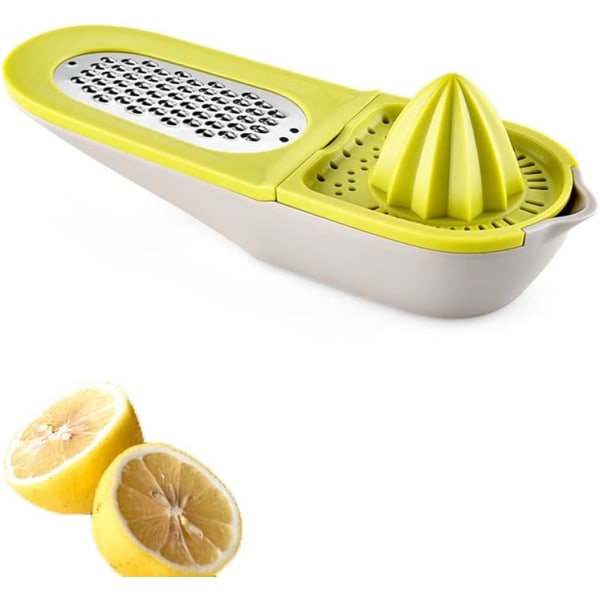 Lemon press manual juicer with container for orange press manual