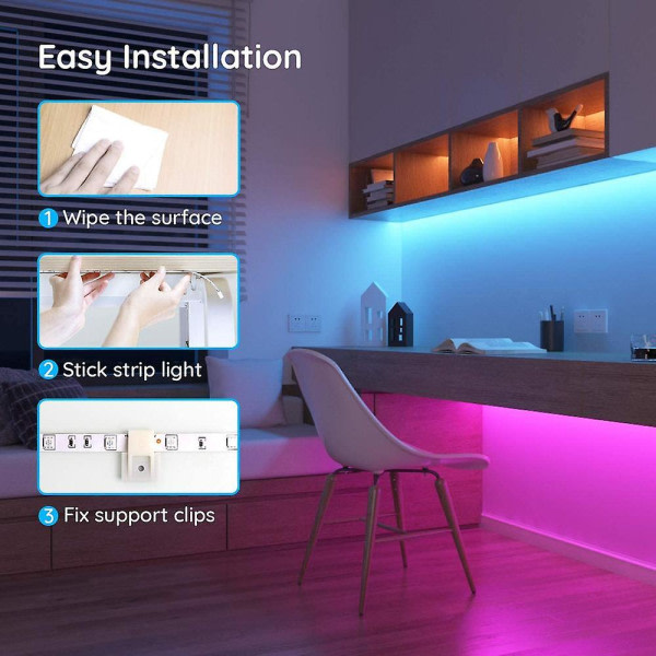 Led-lampor med förbättrade flerfärgade RGB-led-lampor med