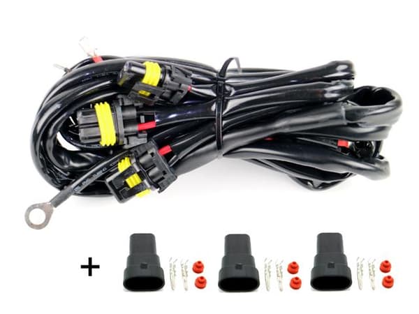Cable kit 80A 3x relay cable power cable Xenon / LED bar work light-FA- 295
