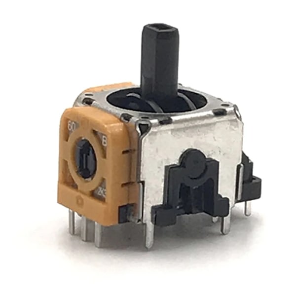 10st/5/1st 3D analog sensormodul ersättningskontroller Joystick Axis Analoga tumpinnar Reparationstillbehör för PS5 Yellow 1Pc