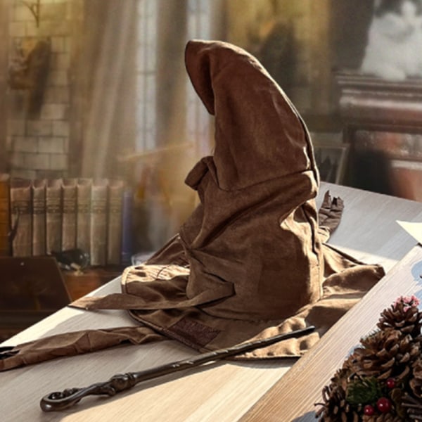 Harry Potter Sorteringshat Læder Heks Troldmand Hatte