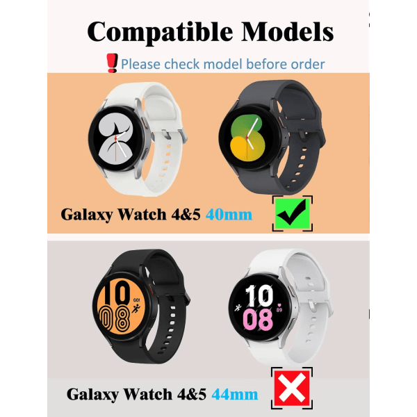 [2+2-pack för Samsung Galaxy Watch 5 Galaxy Watch 4 skärmskydd