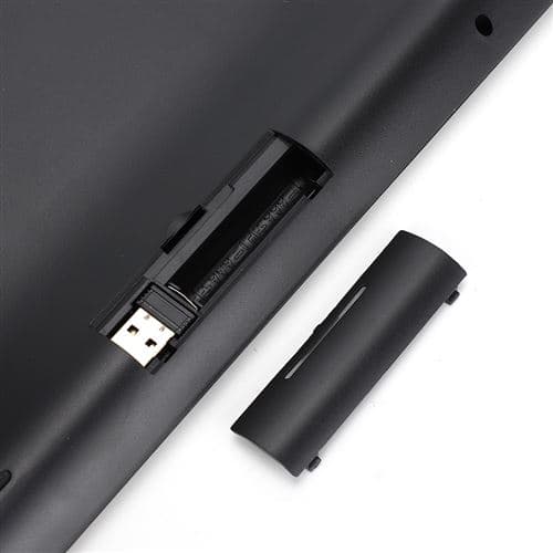 Erittäin ohut Bluetooth-näppäimistö, 2.4G USB langaton LED-näppäimistö