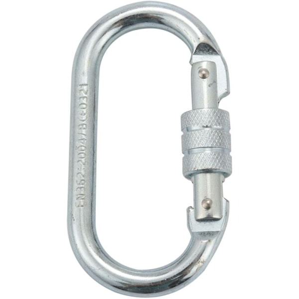 O 25KN Legering Stål Säkerhetsspänne Professionell Klättring Karbin Bergsklättringsspänne Master Lock