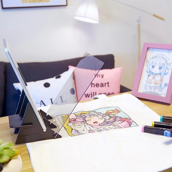 Sketch Wizard Spårningsritbräda Optisk Ritprojektor Svart