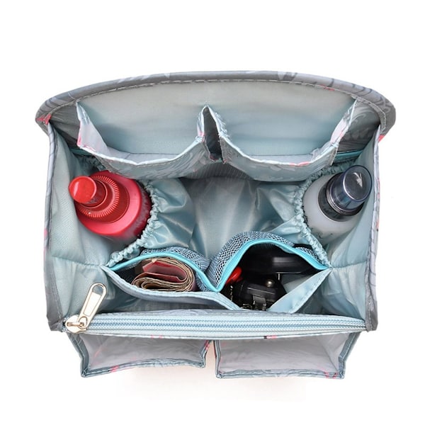 Rygsæk Opbevaring Indsækspose Indre Pose Lomme Sortering Pose Liner Organizer Gray