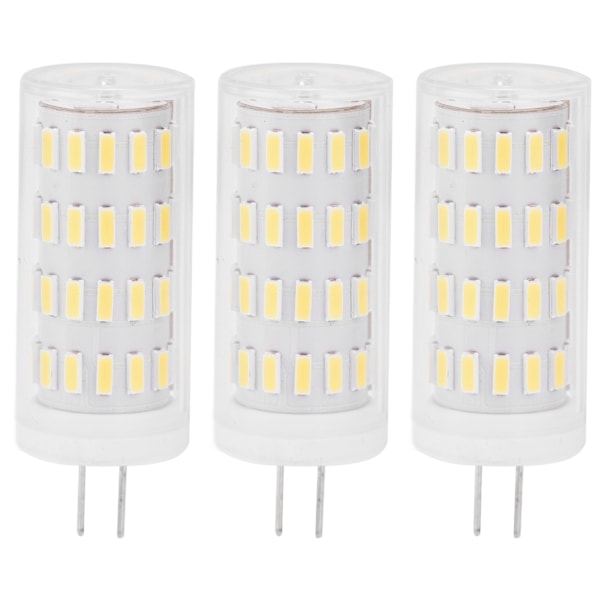 3-pack G4 LED-lampa 5W T3 JC-typ Dubbelstift Bas AC DC12-24V Dimbar Utomhus Landskapslampa Varmvitt Ljus