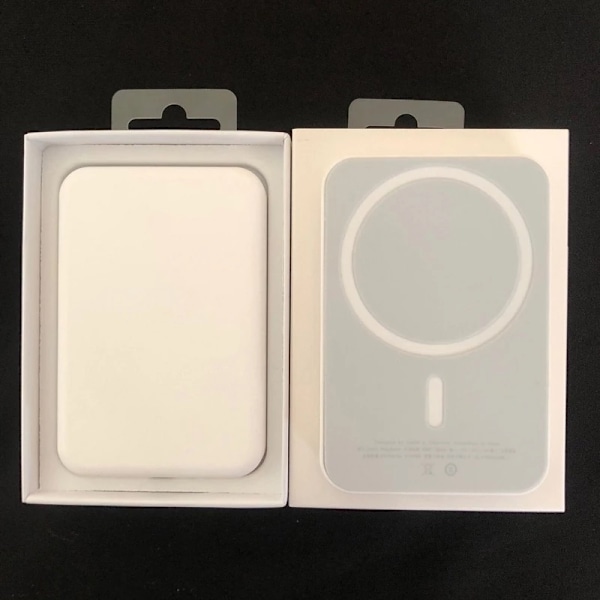 Magnetisk Powerbank for iPhone 12/13/14/15, rask lading (PD) hvit