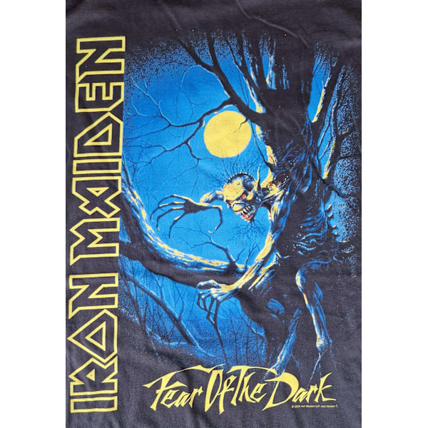 Iron Maiden Fear of the Dark T-shirt Sort XXL Black