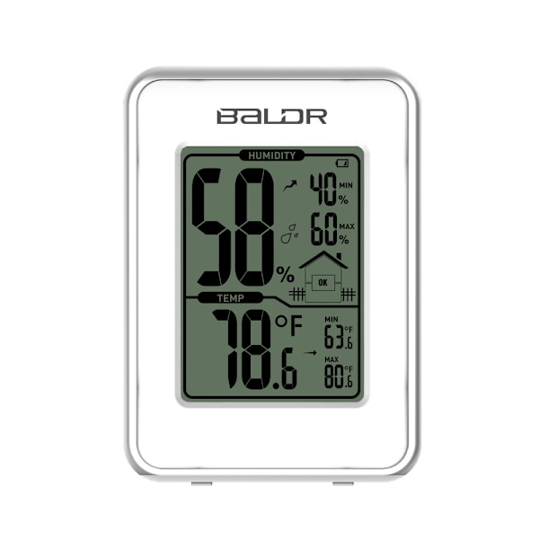 PRISMA radiostyrd termometer, Termometer mäter utomhus