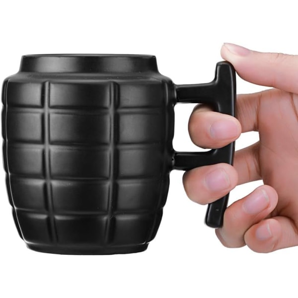 Nyhed Keramisk Granat Kaffe Krus Med Låg Sjov Granat Mælk