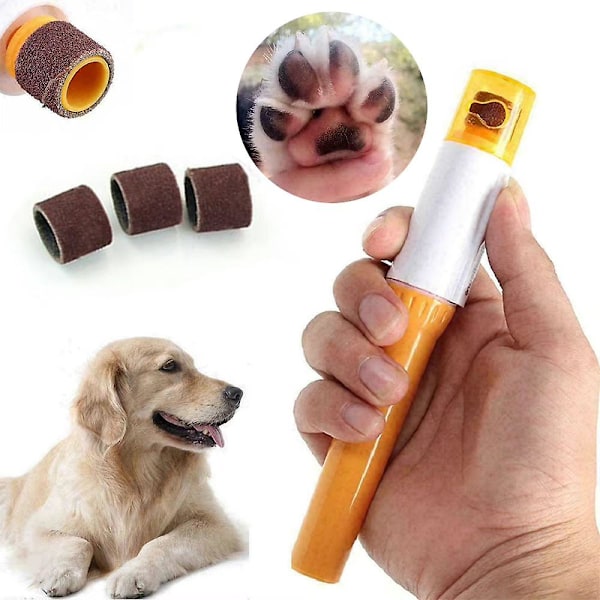 Elektrisk nagelslip för husdjur, elektrisk nagelslip, trimmer, hund, katt, kloslip, nagelfil, klipp-FA3-
