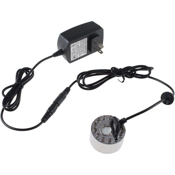 400 ml/h Original Mini Mist Maker - Dimbar med 12 LED-lampor Vatten