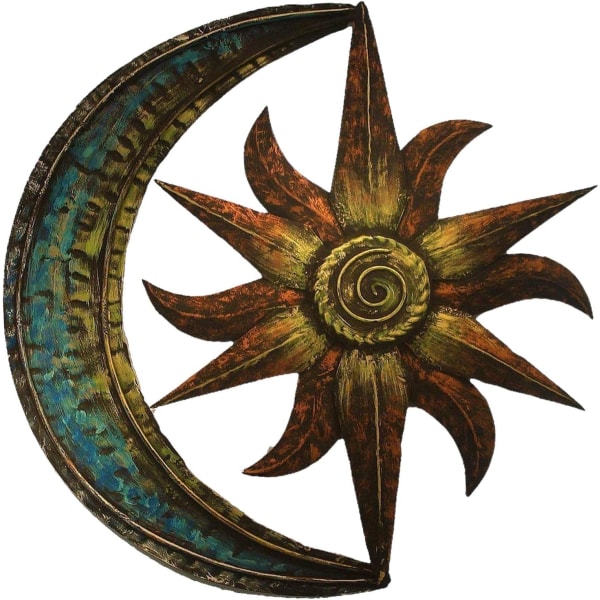 Metal Wall Art Celestial Themed Wall Sculpture Display