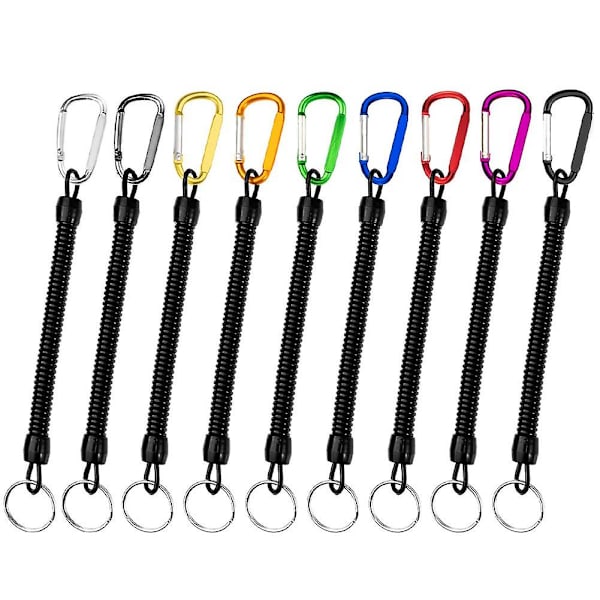 Elastisk nøkkelring 9 stk - FA12-