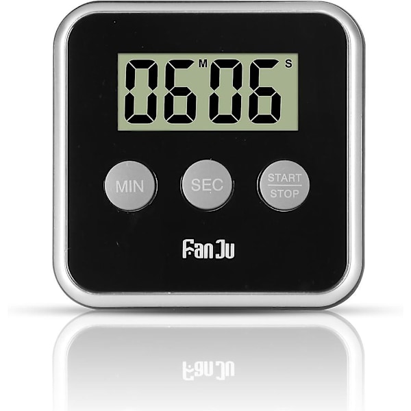 Ægtimer Digital Køkken Timer Med Stor Display/Høj Alarm/Magnetisk Bagside/Foldsammenliggeligt Stativ/Nemt At Bruge Mini Nedtællingsalarm