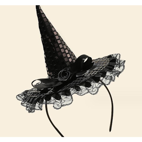 Halloween Hodebånd Heksehatt Hårbånd Black