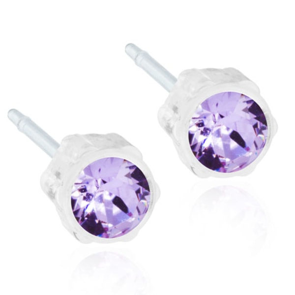 Blomdahl Øreringe MP Medical Plast 4mm Violet