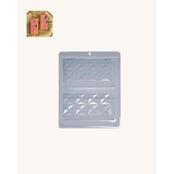 Spesiell 3-delt form - Pralinform Chokladform Chokladkaka 3D Dubai Kunafa Choklad transparent 250