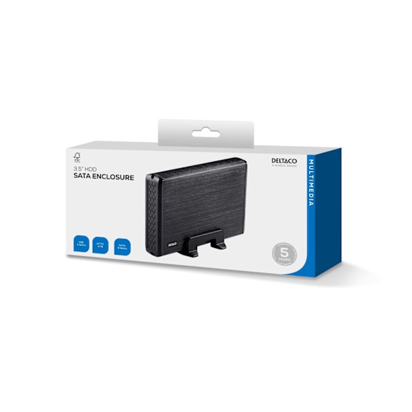 Eksternt kabinett 3,5\", SATA til USB 3.0 (MAP-GD33U3) 350