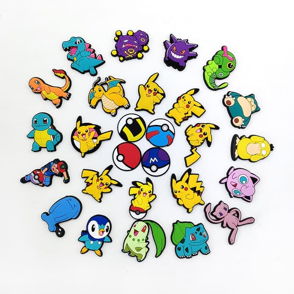 27 stk. 3D Tresko Sandal Tilbehør Sko Charms Søte Sko Charms-FS2-