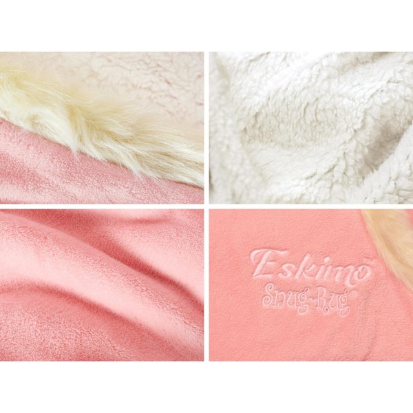 Snug Rug Deluxe Eskimo Hoodie Oversized pink 1000