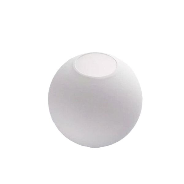 Matt Vit Globe Glas Lampskärm Byte Runt Cover 15cm One-size