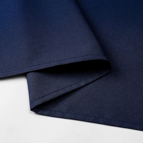 Round tablecloth made of quality material 140cm 55-FA- Navy