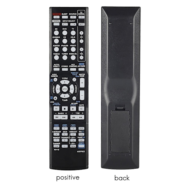 Pioneer-vahvistimien kaukosäädin Axd7622 Universal Vsx-521 Axd7660 Vsx-422-k [DB] Black