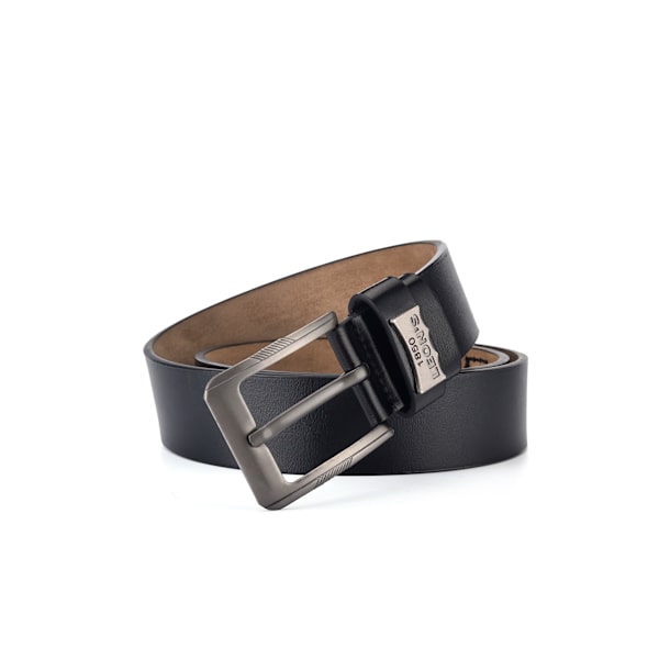 Läderbälte Casual Jeansbälte Herr Högkvalitativt Retro Lyxigt Herrrem Cintos 3 Färger 2023 NYHET light brown