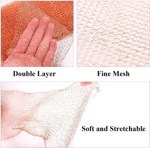 Kobbernet til have, 6 mx 12,5 cm Anti Rodent Mesh Protect