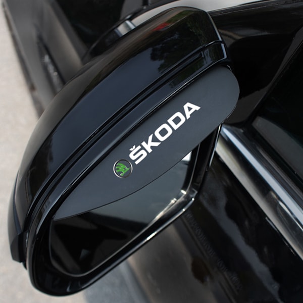 Bilbackspejl regnsikkert regnbryn inverteret bakspejlreflektor bakspejl regnskjold regnskjold skoda