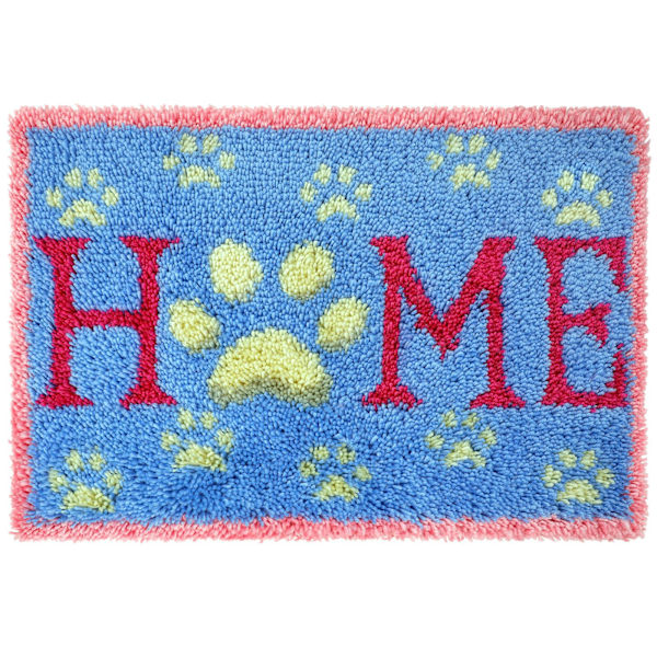 Latch Hook -mattosetti 60*40cm DIY- käsitöihin, ruokailuun, neulansuojaan, kodin sisustukseen aloittelijoille