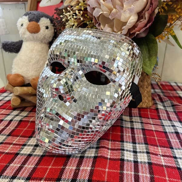 Disko Glitter Naamio Festivaaleille, Halloweeniin ja Karnevaaliasuun 1pc