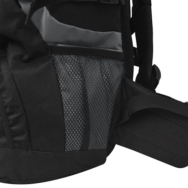 vidaXL Vaellusreppu XXL 75 L musta ja harmaa multicolor 1250