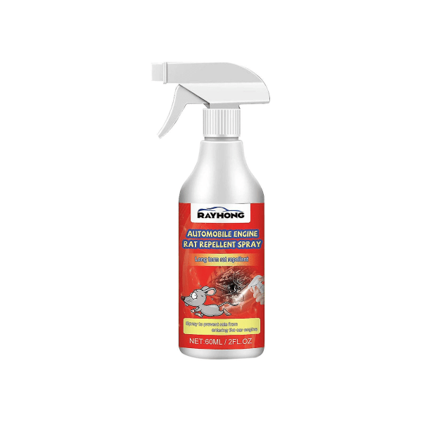 Bilmotor Rotte Mus Afvisende Spray Naturlig Køretøjsbeskyttelse 60ml Multicolor