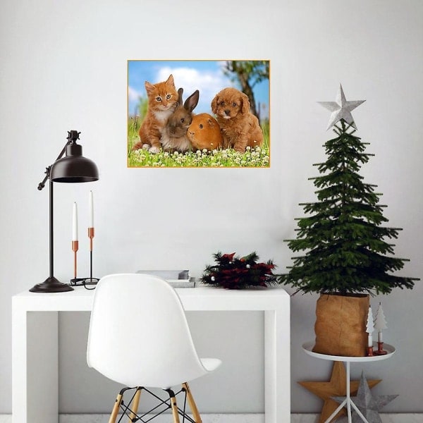 God kvalitet Paintboy Animal Diy Diamond maleri etter tall for