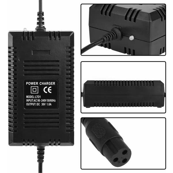 36V intelligent automatisk batterilader, bilblysyre B-FA10-