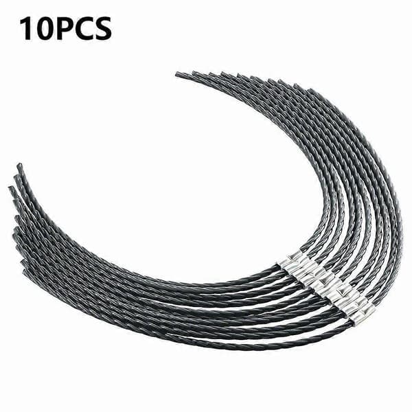 10 ST For Bosch AFS 23-37 Gressklipper Nylontråd Trimmertråd med Spenne F016800431-FA-