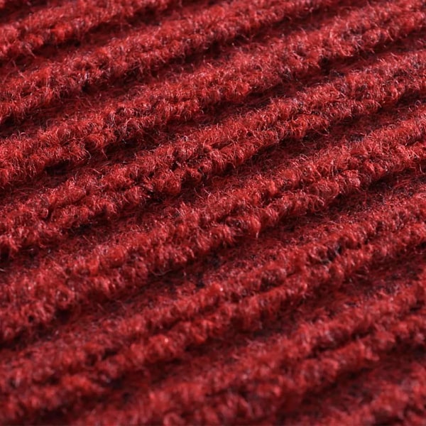 vidaXL Dørmatte PVC Rød 90 x 120 cm red 3250