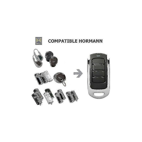 Ny Allotech Hor4 fjernkontroll kompatibel med Hormann Hsm2 868 ,hsm4 868, Hormann Hs1 868,hs2 868,hs4 868
