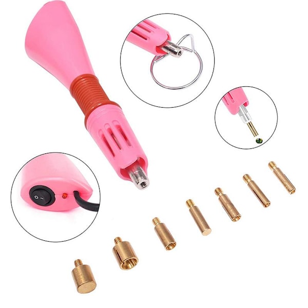 Rhinestone Hot-fix Applikator Komplett Set DIY strass