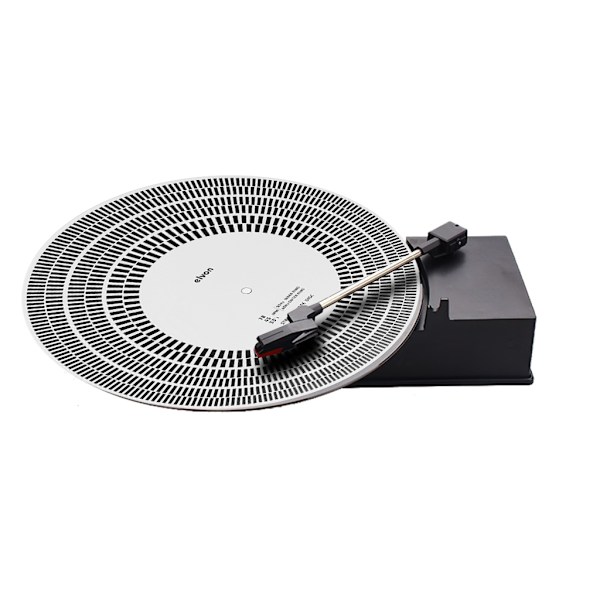 Stroboskopskive for LP-platespillere, hastighetsmåler for platespillere, kalibreringsverktøy for platespillere, for LP-vinylplater
