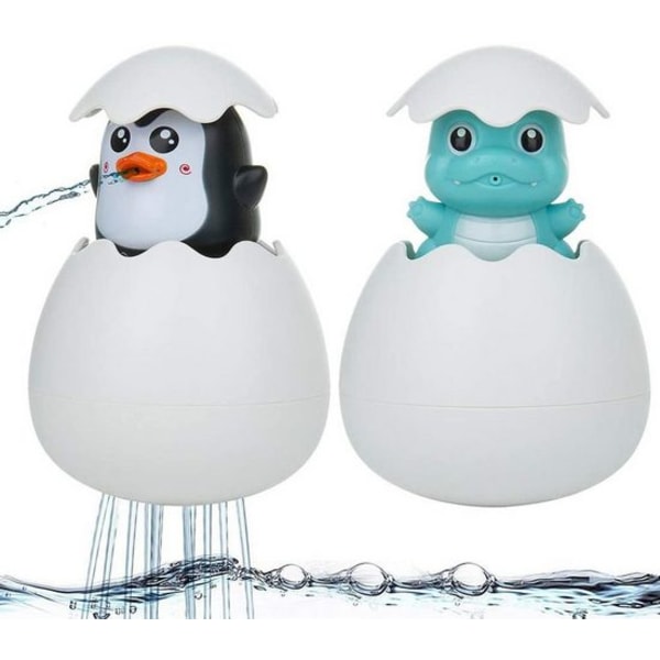 Bath Toys for Toddlers, 2 Pack Floating Sprinkle Egg Kids