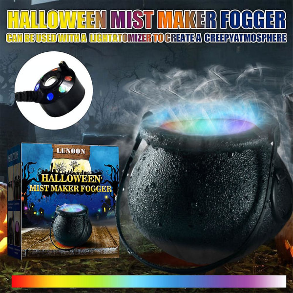 2023 Lunoon Witch Jar Atomizing Lamp 7 Farger Flamme Fargeendring