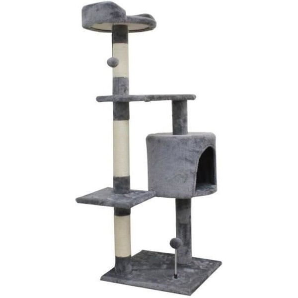 JAPSER - Kattträd - 40 x 40 x 114 cm - Grå